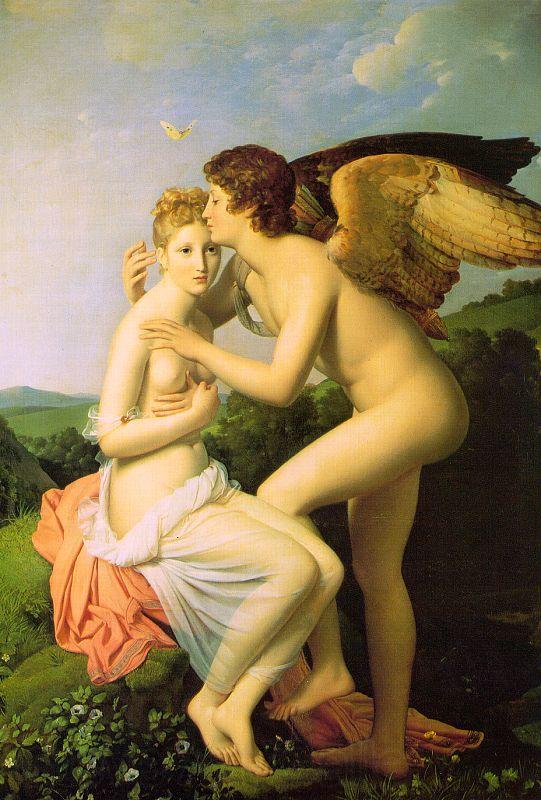  Baron Francois  Gerard Amor and Psyche Norge oil painting art